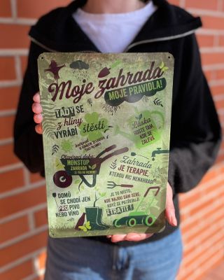 🌱Naše cedule Moje zahrada, přesně ví, co pro vás zahrada znamená! Dopřejte své oáze osobitý styl nebo potěšte někoho, kdo...